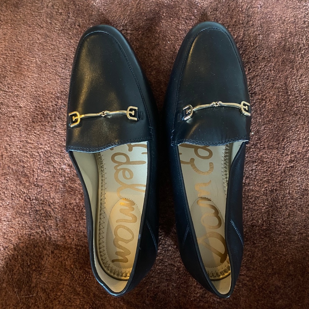 Sam Edelman Black Leather Bit Loafers SZ 9 - Picture 6 of 6